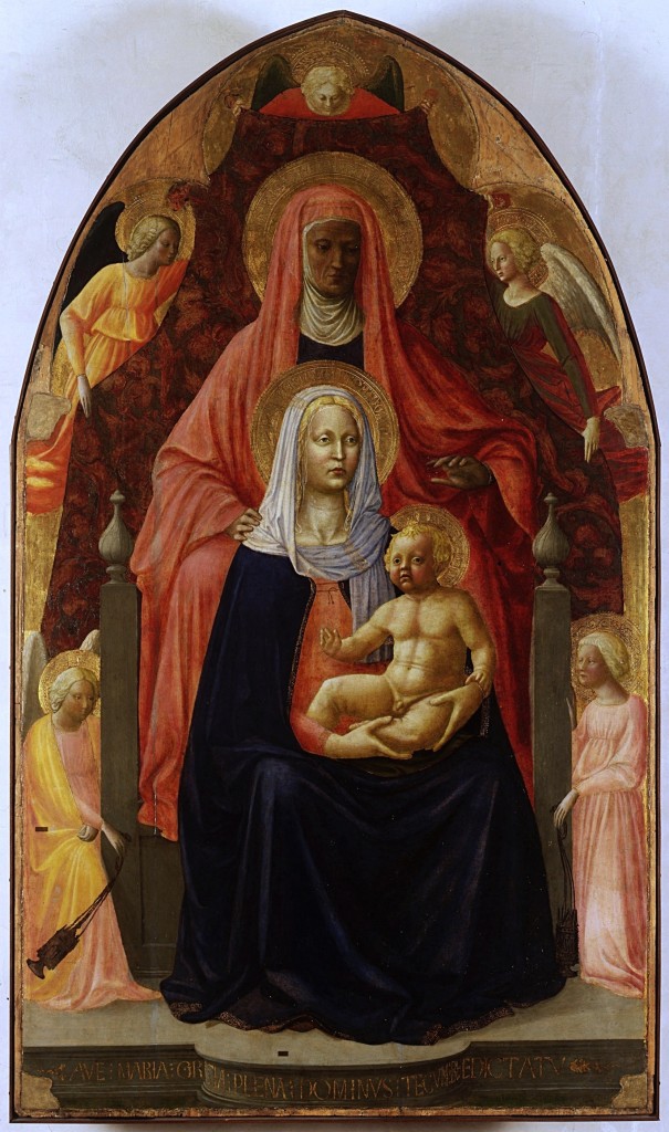 Masaccio._The_Madonna_and_Child_with_st._Anna._ca._1424._Uffizi,_Florence