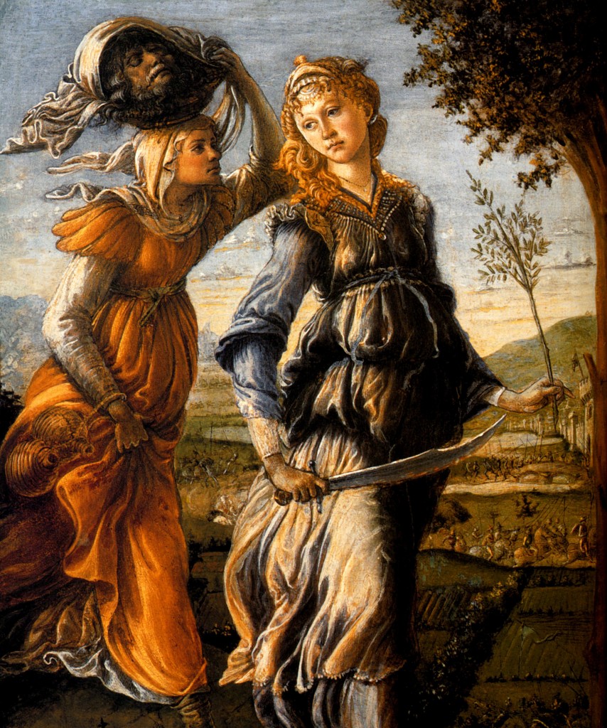 [Clio Team] 1470  Sandro Botticelli  Le retour de Judith à Béthulie  Détrempe sur panneau   31x25 cm  Florence, Galleria degli Uffizi