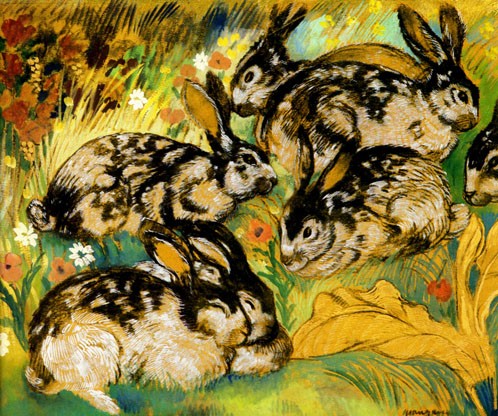Шесть маленьких кроликов