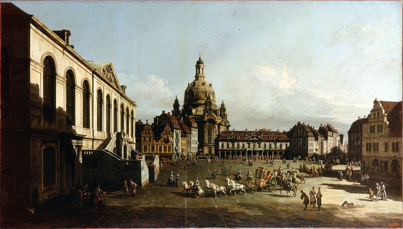 Ноймаркт в Дрездене (1750)