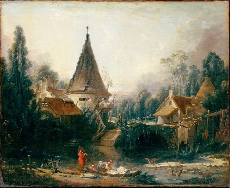 Пейзаж около Бове (~1740)