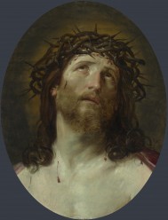Голова Христа увенчана терновым венком